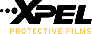 A black and yellow logo with the words protect films